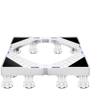Base <span class=keywords><strong>con</strong></span> Ruedas para Lavadora, Refrigerador y Electrodomésticos, Soporte Universal Elevado Antideslizante para Almacenamiento - Product Image 1