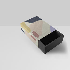 Caja de regalo rosa, caja de embalaje de cartón impresa estilo cajón con asa de cuerda de papel, bolsa de papel - Product Image 2