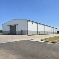 Atelier en structure métallique sur mesure, kits de stockage en métal isolés, résistants aux intempéries, avec option d'alimentation solaire, garage