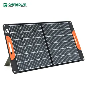 Оптовая продажа, 100 Вт, портативная складная солнечная панель