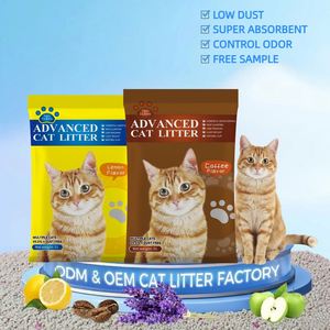 Litière pour chat en bentonite de qualité supérieure, écologique, en forme de boule, forte absorption, sans poussière, contrôle des odeurs, nettoyage et toilettage des animaux - Product Image 1