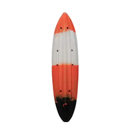 Kayak de pêche familial 3 places en plastique bleu anti-UV Havospark, pas gonflable, design sit-on-top, pour lacs et rivières, vente en gros à prix réduit
