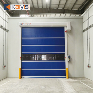 Porte automatique à enroulement en PVC scellée, étanche, à vitesse rapide, pour atelier électronique et fabrication de précision - Product Image 6