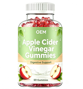 Gomitas de vinagre de sidra de manzana de marca privada OEM que favorecen la salud digestiva y un metabolismo saludable con certificación GMP - Product Image 1