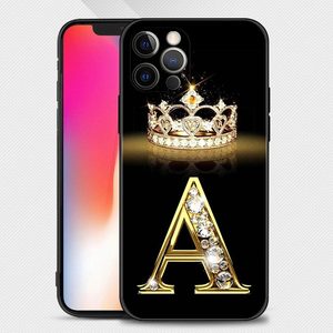<span class=keywords><strong>Funda</strong></span> de teléfono para <span class=keywords><strong>iPhone</strong></span>, carcasa de silicona con letra de corona de Diamante, para modelos 14, 13, 12, Mini, 11 Pro, Max, XR, XS, X, 7, 8, 6s, 6 Plus - Product Image 4