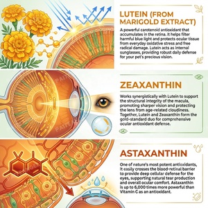 Gouttes pour <span class=keywords><strong>la</strong></span> santé oculaire des animaux de compagnie OEM, <span class=keywords><strong>luteine</strong></span>, zéaxanthine, complément alimentaire pour <span class=keywords><strong>la</strong></span> vision, soin de <span class=keywords><strong>la</strong></span> rétine pour chiens et chats, liquide 60 ml - Product Image 4