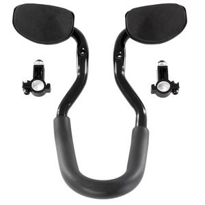 Extensión de <span class=keywords><strong>Manillar</strong></span> Aero para Bicicleta de <span class=keywords><strong>Carretera</strong></span> TT, Barra de Apoyo para Brazos de Bicicleta de Fibra de Carbono, Extensión Aero con Clip para Bicicleta de Montaña y Gravel - Product Image 2