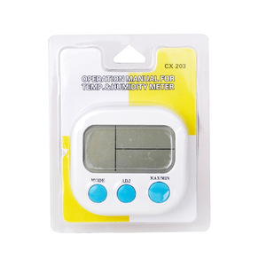 Mini Termómetro Higrómetro Digital para Interiores, <span class=keywords><strong>de</strong></span> Alta Precisión, con Función <span class=keywords><strong>de</strong></span> Reloj, para Reptiles, CX-203 - Product Image 4