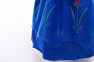 Set di Costume da Principessa <span class=keywords><strong>Anna</strong></span> di <span class=keywords><strong>Frozen</strong></span> per Bambini, Gonna in Poliestere per Spettacoli - Product Image 4