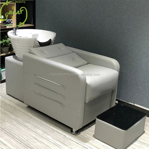 Tom spa-mueble de salón para niños, lavamanos y negros, pedicura y cuenco de cerámica para lavado de pelo, silla de champú, a buen precio - Product Image 5