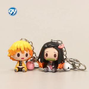 4.5CM porte-clés démon Kamado Nezuko Kochou Shinobu Slayers PVC Anime Figure pendentif pour Gashapon jeu Machine jeu prix jouets - Product Image 5