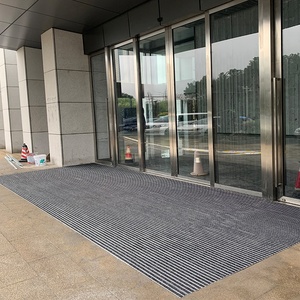 Tapis de sol d'entrée intérieur/extérieur rayé fait à la main en aluminium lavable anti-poussière tapis élégant pour la maison <span class=keywords><strong>ou</strong></span> le bureau - Product Image 5