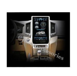 Lecteur dvd de voiture 13.6 pouces android 9.0, navigation gps pour land cruiser LC200 2008 -2015 tesla écran stéréo auto CARPLAY - Product Image 1