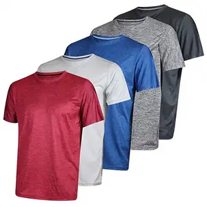 Tシャツ半袖メンズスポーツTシャツトレーニングアスレチックフィットネスTシャツOEM用卸売速乾性生地