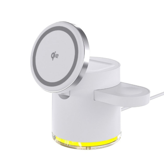 Innovative Products 2024 Foldable 3 in 1 Qi2 Wireless Charger 4 In1 3in1 Magnetic 15W Fast Wireless Charger Station