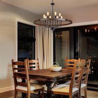 Lampes suspendues LED décoratives créatives de style industriel vintage en fer forgé certifié, réglables en hauteur, pour restaurants et barbecues