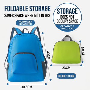 Mochila de viaje con cierre de cremallera de poliéster, diseño de letras, gran capacidad, plegable, ligera, unisex, correa ajustable para viaje - Product Image 3