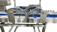 Machine à trancher la viande de hamburger automatique à grande capacité en acier inoxydable, à moteur, facile à utiliser pour un usage industriel