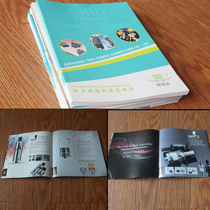 Brochures d'entreprise personnalisées Jiawanghui A4 A5, impression offset couverture rigide haute définition 128-400 g/m², conception de catalogue et de prospectus - Product Image 1