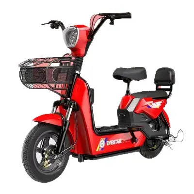 Vendite dirette della fabbrica ebike moto elettrico bicicletta 350W e moto scooter elettrici con 48V batteria elettrica ibrida city bike