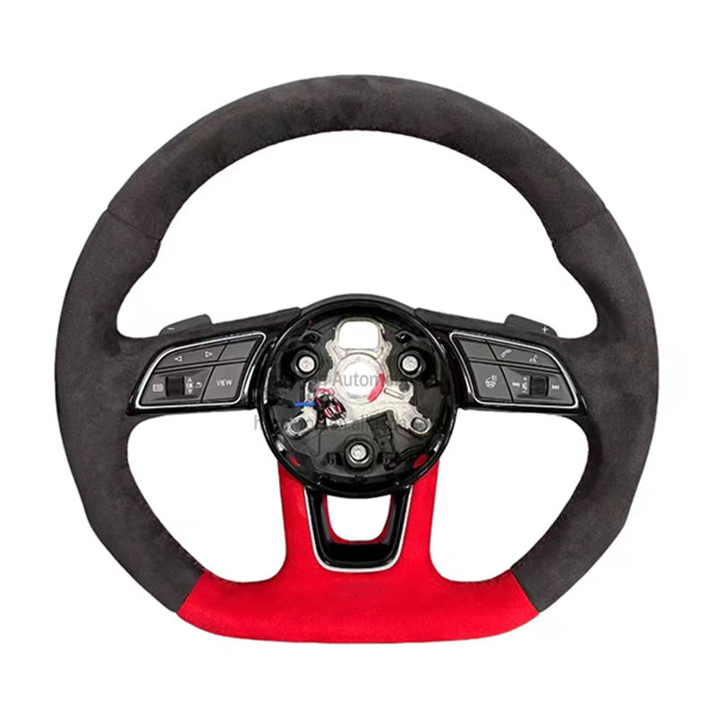 สีแดงและสีดำประกบคู่ + Alcantara + หนัง