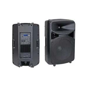 Alto Desempenho 15 Polegada PA Speaker JLD Fábrica Atacado Vazio Amplificador Som Caixa RMS 500W Automotivo 2-Ways Gabinete De Plástico