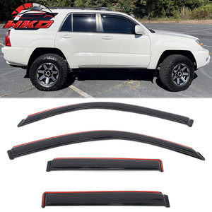 สำหรับ Toyota 4Runner 03-09 ชุดบังแดดหน้าต่างแบบ In-Channel 4 ชิ้น อะคริลิคสีรมควัน - Product Image 1