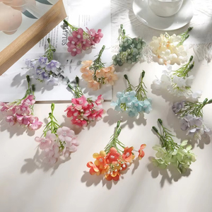 Fiori artificiali di margherite in seta, 10 pezzi, fiori finti per decorazioni di ghirlande per matrimoni e forcine per capelli - Product Image 6