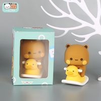 Figurine Bubu Yier Panda, Ornement de Bureau et de Voiture, Jouet de Dessin Animé, Cadeau Tendance pour Hommes et Femmes, Boîte Mystère Anime, Idéal pour un Déménagement