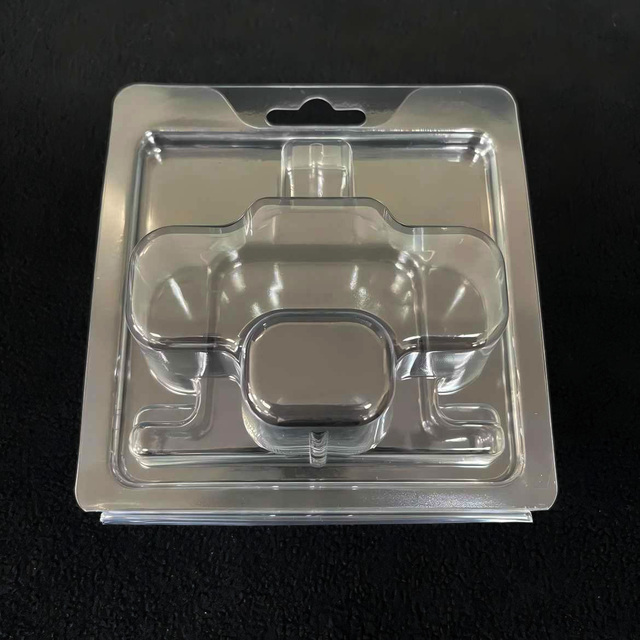 Tailor-made Disposable Plastic Transparent Clamshell Tray Packaging Box for Electronics USB Cords and Small Accessories