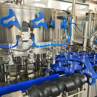 Rinseuse-remplisseuse-sertisseuse isobare automatique MIC-18-6 à 18 buses avec contrôle PLC pour bière, soda et eau pétillante