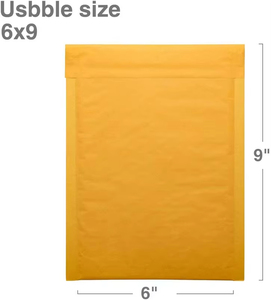 Enveloppes d'expédition personnalisées en papier kraft avec bulles, enveloppes d'expédition en poly bulles holographiques, réutilisables et biodégradables - Product Image 2