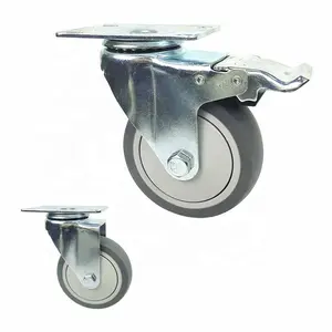4inch PU caster medium duty castor ,swivel type caster wheels