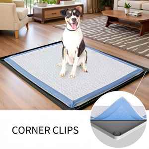 Cross-Border Bestseller Pet Silicone Urine-Proof Absorbent Foldable Square 20mm Thick Diaper Litter <b>Mat</b> for Dogs & <b>Cats</b> - Product Image 2