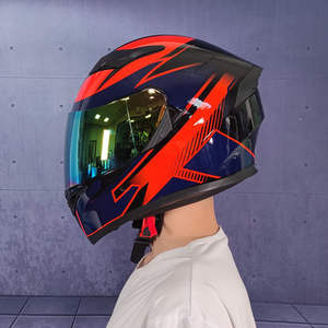 Casque de moto intégral à double lentille en ABS, expédié d'usine, pour l'hiver, tout-terrain et utilisation sur vélo électrique, état neuf - Product Image 3