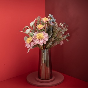 Bouquet de fleurs artificielles Haruna CF01016 pour mariage et décoration intérieure en tissu tissé - Product Image 1