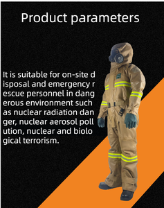 Thoáng khí chống tĩnh điện hạt nhân bảo vệ Coverall chống cháy làm việc quần áo với PVC và bông PP PE làm quần - Product Image 4