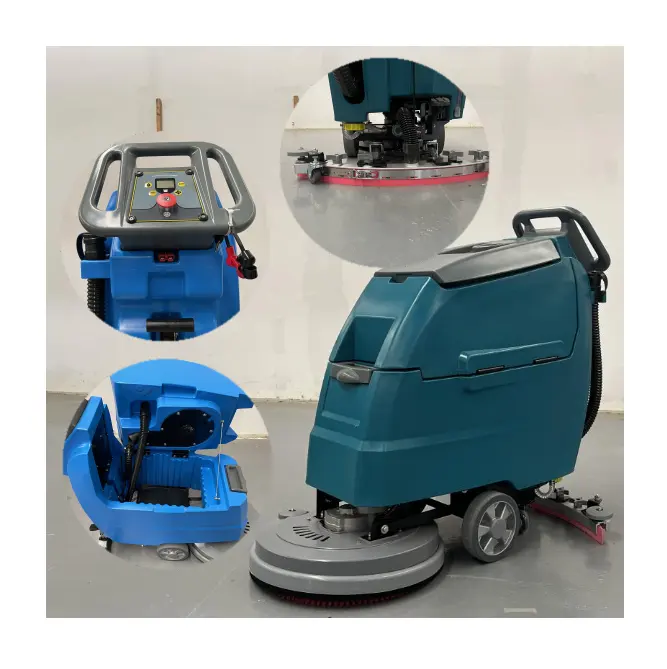 IronBee JB50 Whosale High Performance Floor Cleaning Machine 55/60L 530/790mm Road Electric Floor Scrubber Equipment with CE