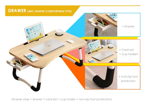 Mesa de ordenador portátil plegable y portátil de capa de buena calidad, escritorio de ordenador, cama, mesa de cama para estudio, escritorio de ordenador portátil, mesa de cama para estudio - Product Image 5