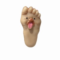 Cartoon Big Foot Squishy Toy - Eigenzinnig, grappig, schattig, zacht, elastisch, stressverlichtend speelgoed voor werk en studie