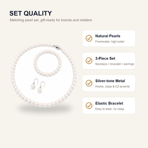 Collier de perles pour femmes, dames, filles, maman, mère, fille, sœur, amie, épouse, elle, bureau, affaires, carrière, travail, profession - Product Image 3