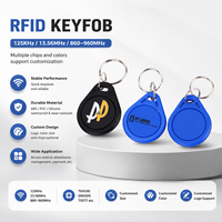 Etiqueta RFID Keyob a Precio de Fábrica, 125khz 13.56mhz 1k T5577 Tk4100, Llavero Inteligente RFID con Etiqueta de Identificación a Prueba de Agua
