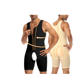 Haute qualité colombien corps Shaper pour hommes en gros Spandex Compression vêtement poitrine Shaper gynécomastie chirurgie respirant - Product Image 4