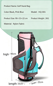 Water <strong>Tite</strong> 14 Way Golf Stand <strong>Bag</strong> Waterproof PU Leather Heavy Duty Pockets Dividers Rain Cover Handle Outdoor Course <strong>Bags</strong> - Product Image 5