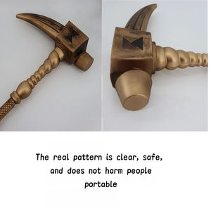 Marteau de Guerre WJS11, Arme de Jeu en PU, Modèle de Jouet, Faucille de Simulation de Sept Crimes, pour Scène Cosplay d'Anime <span class=keywords><strong>Meliodas</strong></span>, 80cm - Product Image 3