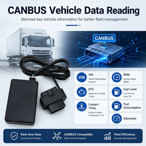 Rastreador GPS 4G LTE con <span class=keywords><strong>Bus</strong></span> CAN J1939 para Camiones de Trabajo Pesado, Compatible con Lectura de Códigos de Error DTC y Localizador con Apagado Remoto del Motor - Product Image 3