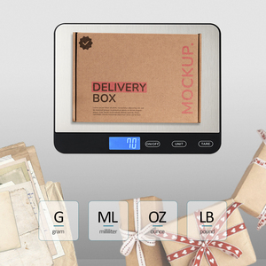Thiết kế mới đếm gói thép không gỉ bưu chính nền tảng Quy mô Kỹ thuật số Trọng lượng thực phẩm Quy mô nhà bếp - Product Image 6
