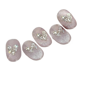 Accessoires de décoration d'ongles en strass 3D en forme de papillon, breloques et amulettes pour ongles Haoshi, fournitures pour ongles en gros - Product Image 5