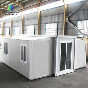 Maison pliante conteneurisée personnalisée à deux ailes extensibles et détachables, design moderne pour camping-car, camping, salle de bain, buanderie et bâtiments d'amenities - Product Image 5