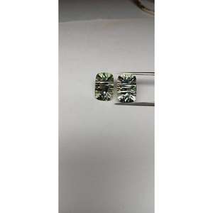 Topaze bleue ciel naturelle, pierres précieuses en vrac, taille damier, pour la fabrication de bijoux, 10x10 mm, forme coussin, qualité supérieure - Product Image 5